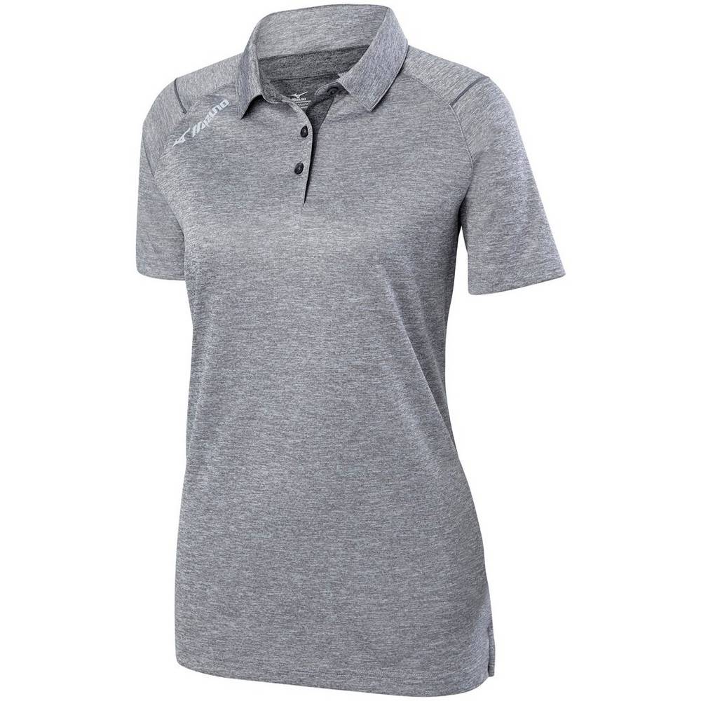 Womens Mizuno Volleyball Polo Grey Philippines (WJARPG371)